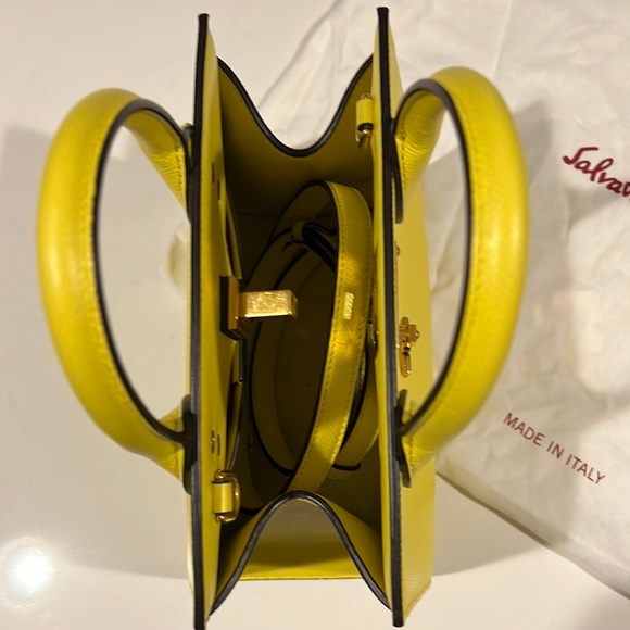 salvatore ferragamo the studio grained leather satchel - Picture 7 of 7